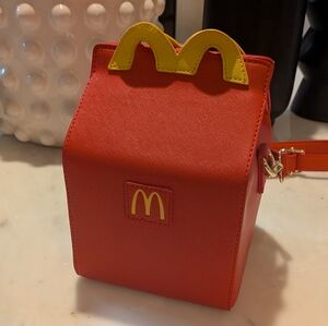 Red McDonald's Box-Shaped Handbag